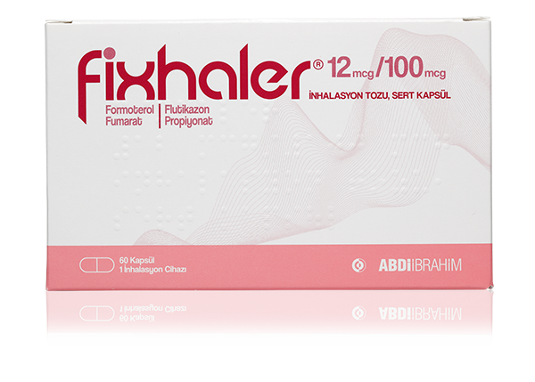 Fixhaler 12 mcg /100 mcg inhalasyon tozu, sert kapsül