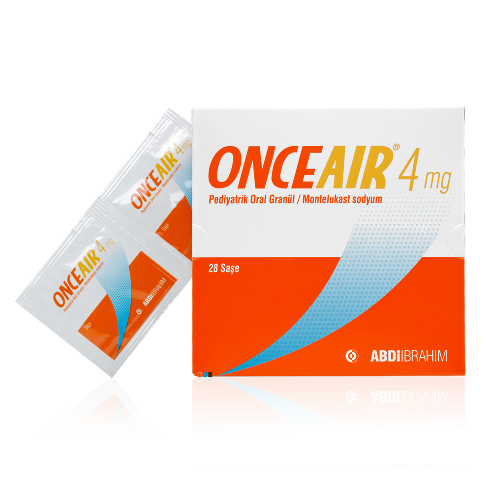 Onceair 4 mg pediyatrik oral granül