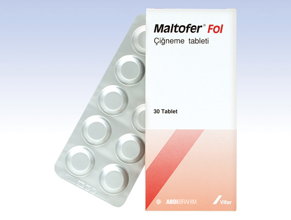 Maltofer Fol 100mg/0.35mg Tablet