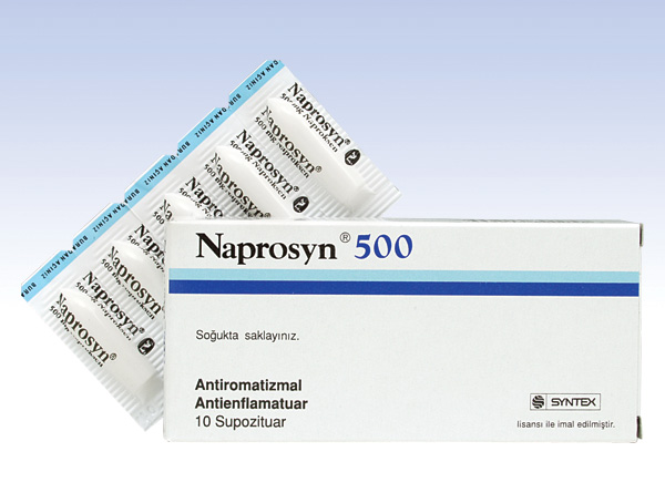 Naprosyn 500 mg Suppozituvar