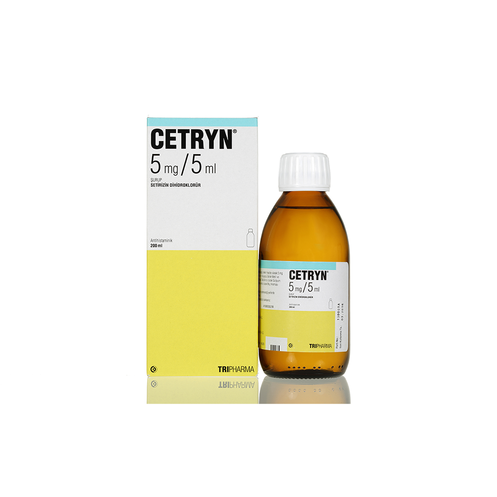 Cetryn 5 mg/5 ml Şurup