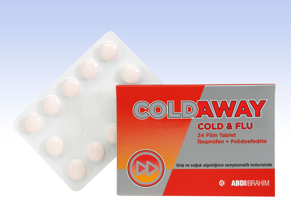 COLDAWAY COLD & FLU 200 mg/30 mg Film Kaplı Tablet 