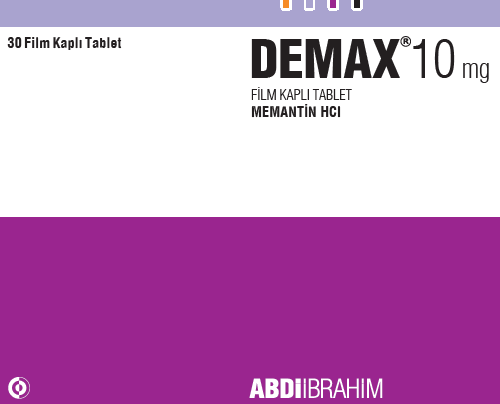 Demax 10 mg 30 Film Kaplı Tablet