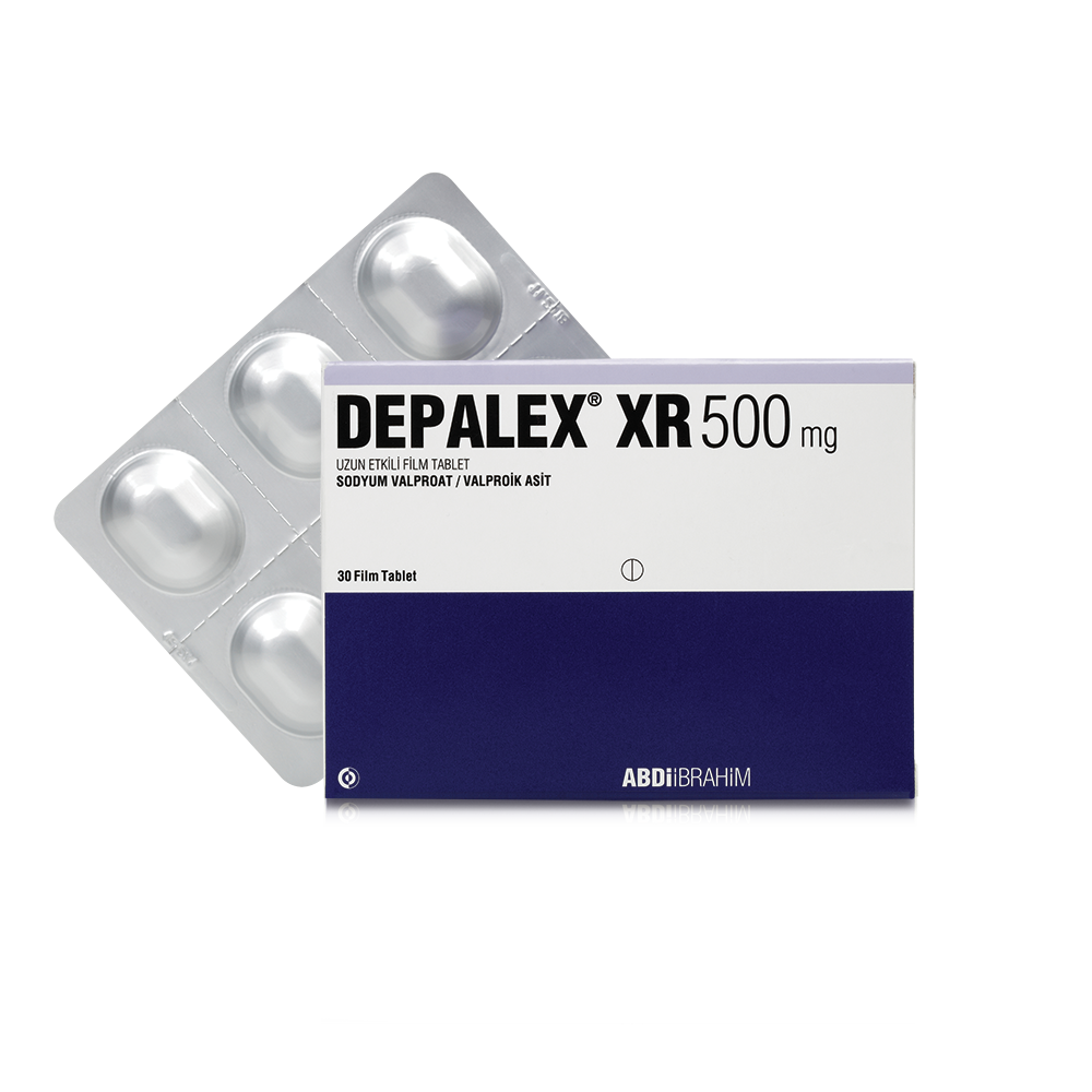 Depalex XR 500 mg Uzun Etkili Film Kaplı Tablet