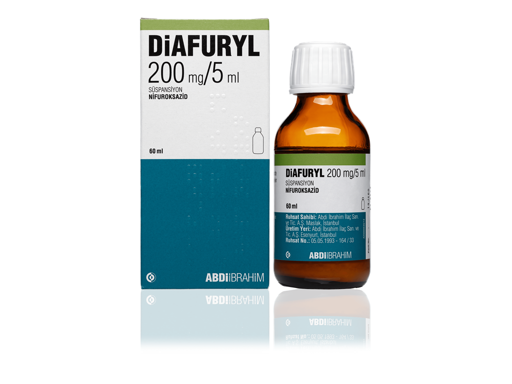 Diafuryl Süspansiyon 200 mg/5 ml