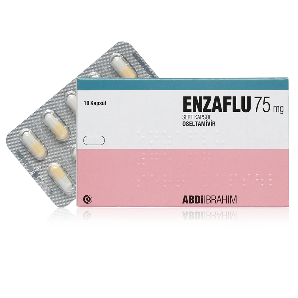 ENZAFLU 75 mg Sert Kapsül