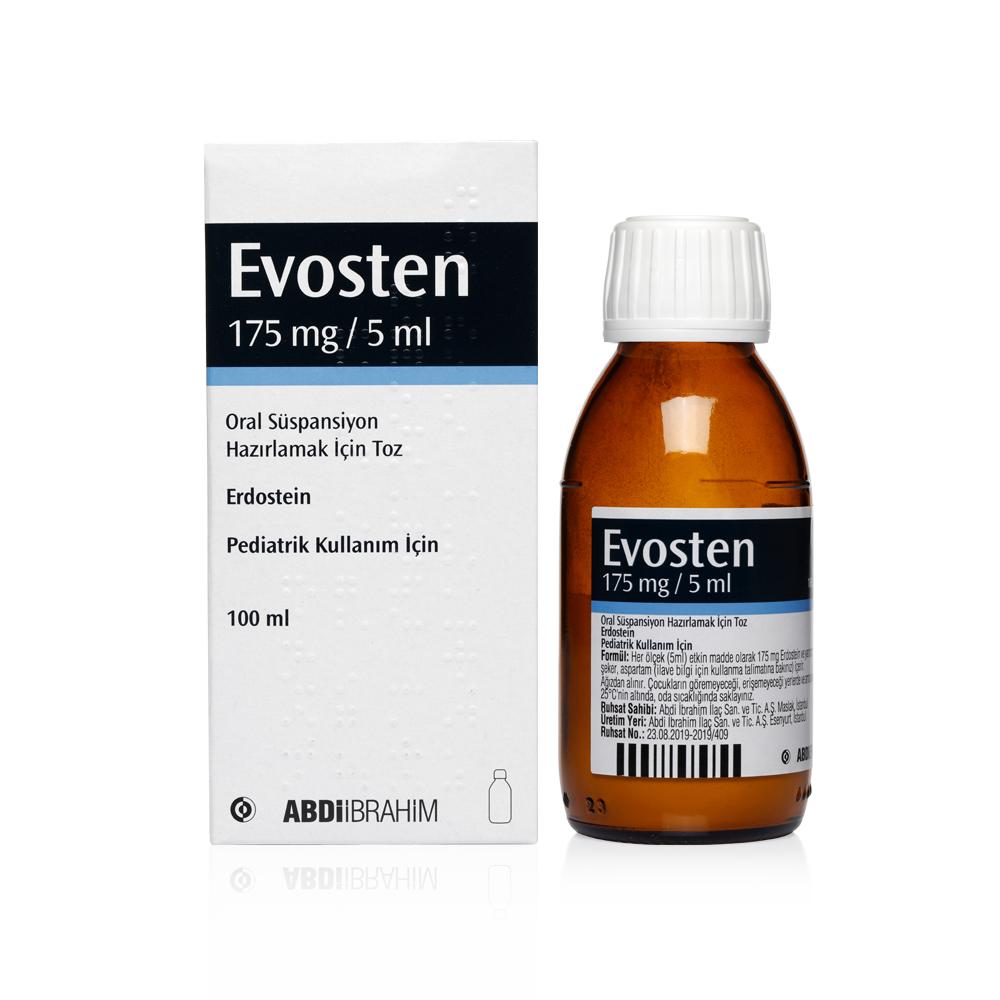 EVOSTEN 175mg/5 ml oral süspansiyon hazırlamak için toz (Pediatrik kullanım için)