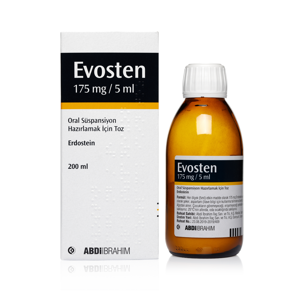 EVOSTEN 175mg/5 ml oral süspansiyon hazırlamak için toz 