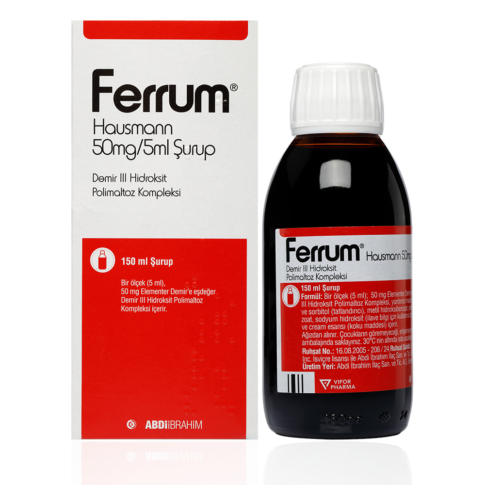 Ferrum Hausmann 50 mg/5 ml Şurup