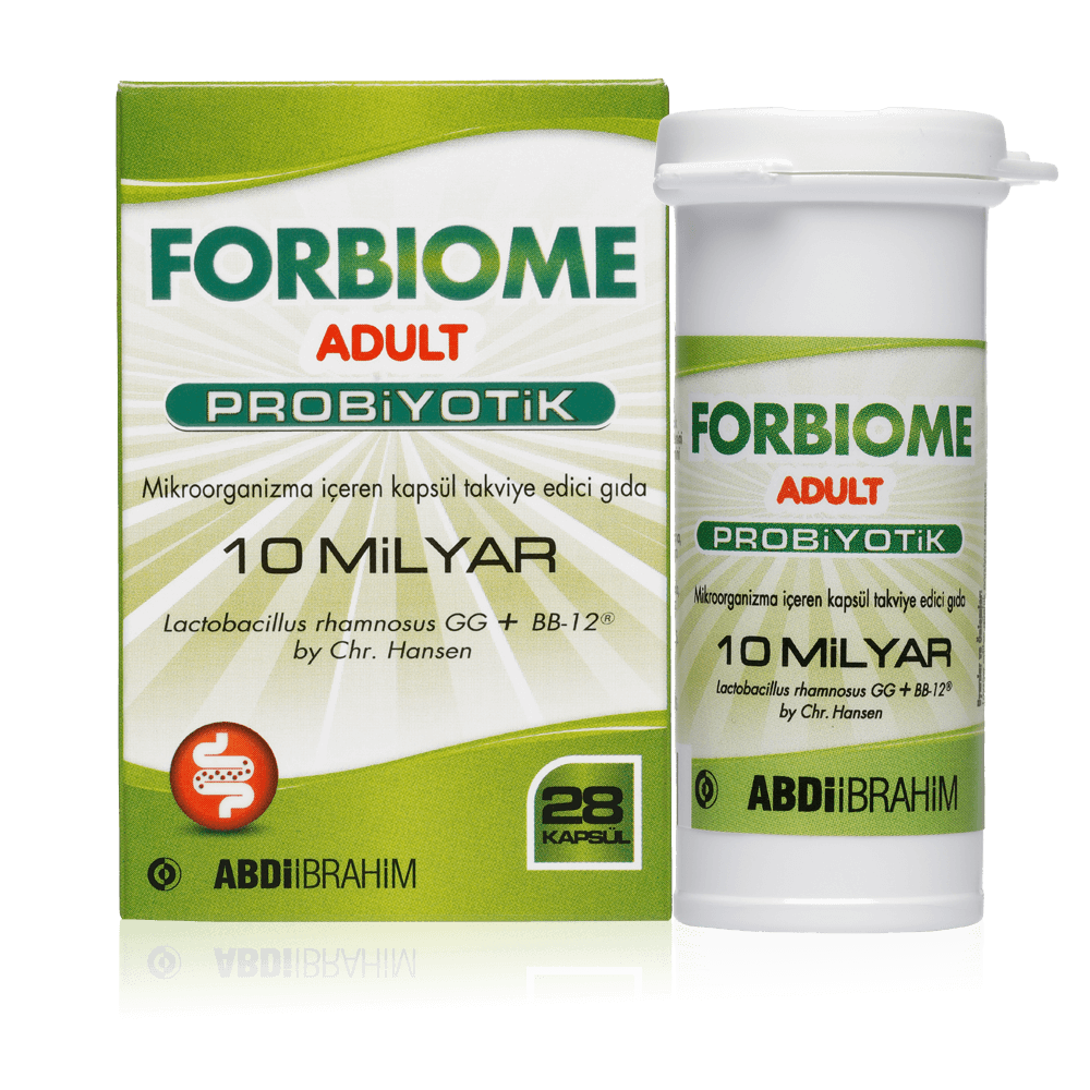 Forbiome Probiyotik Adult 10 Milyar Mikroorganizma İçeren 28 Kapsül