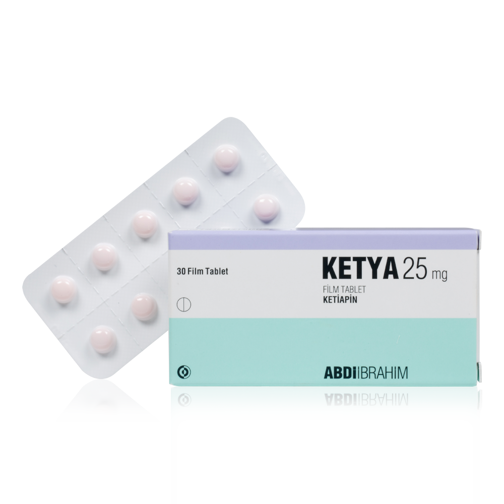 Ketya 25 mg  Film Kaplı Tablet