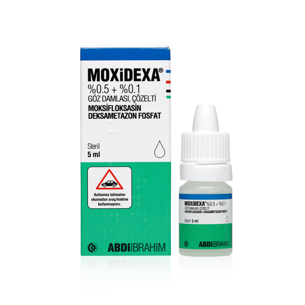 Moxidexa 5 Mg / 1 mg Steril Oftalmik Çözelti