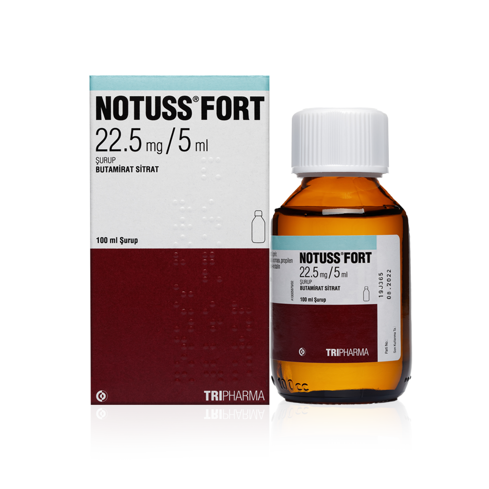 Notuss Fort 22.5 mg/5 ml Şurup