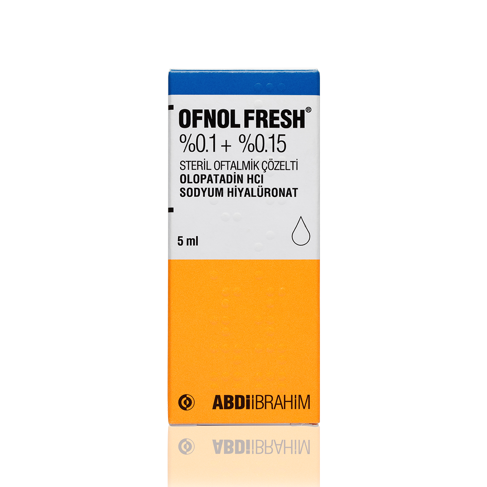 Ofnol Fresh %0.1 + %0.15 Steril Oftalmik Çözelti