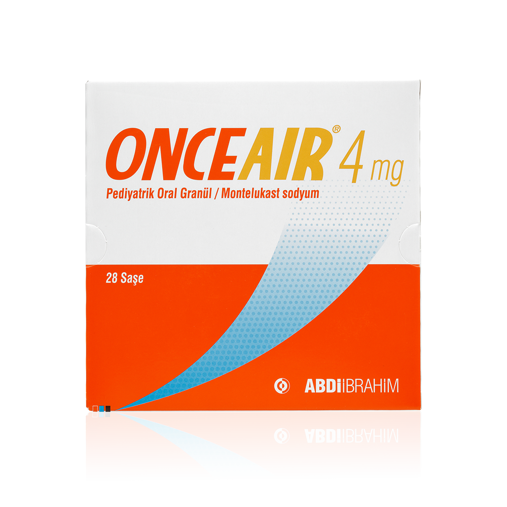 Onceair 4 mg çiğneme tableti