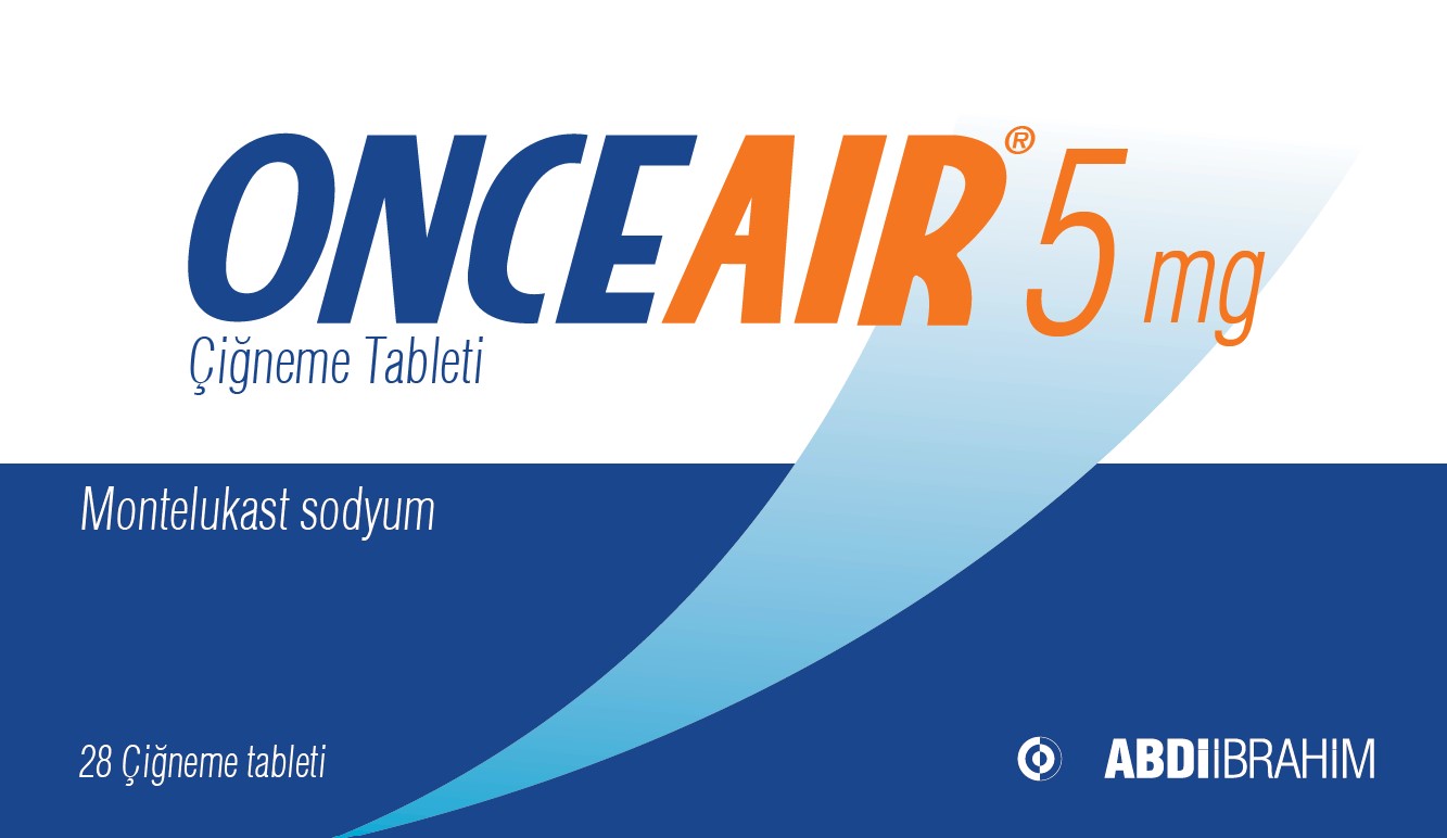 Onceair 5 mg çigneme tableti