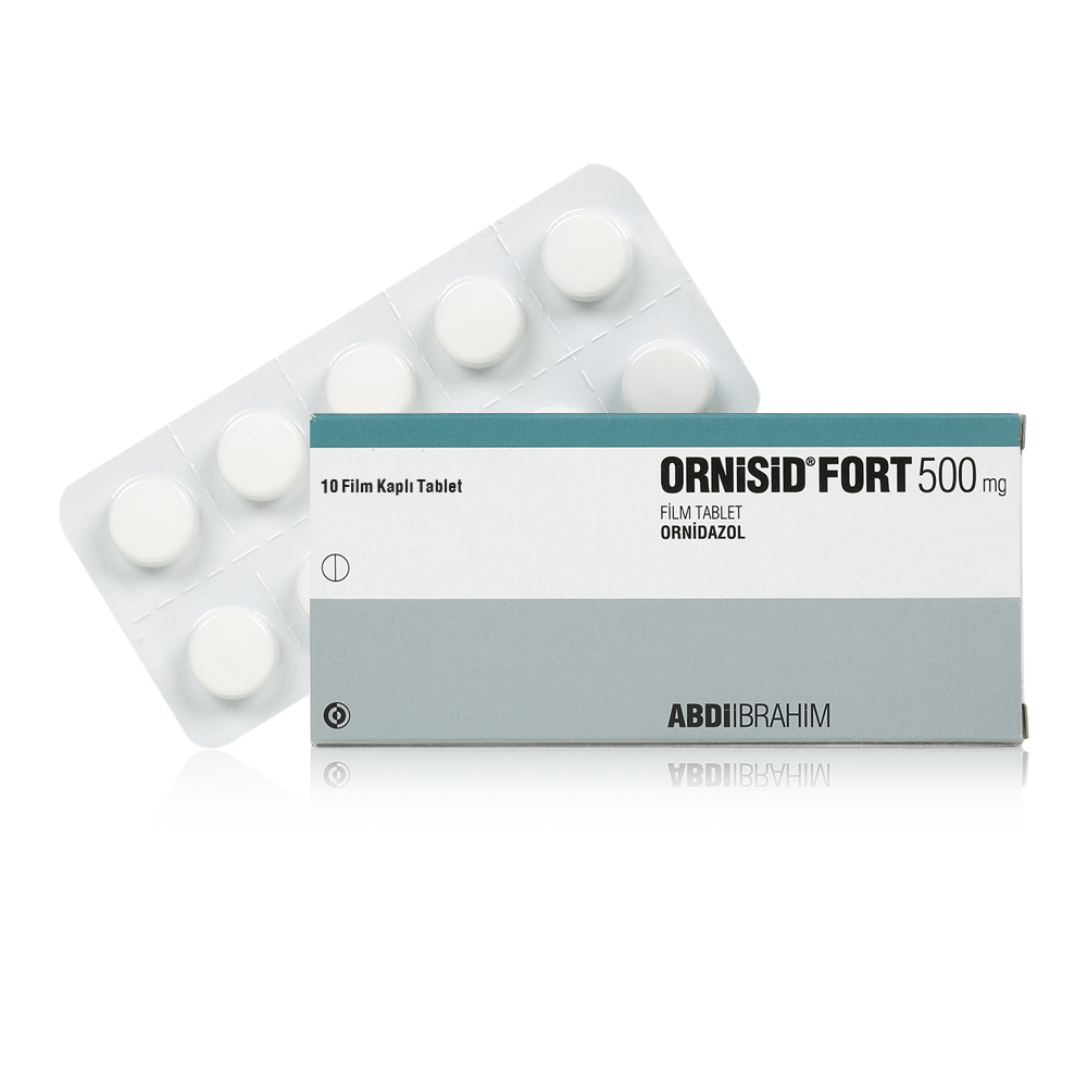 Ornisid Fort Film Tablet 500 mg.