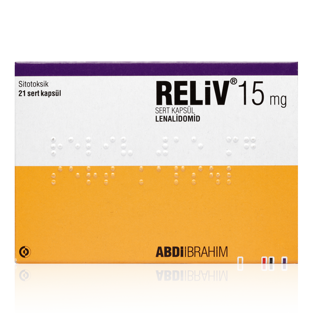 Reliv 15 mg Sert Kapsül