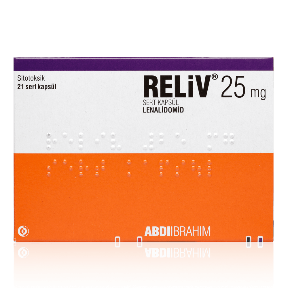 Reliv 25 mg Sert Kapsül