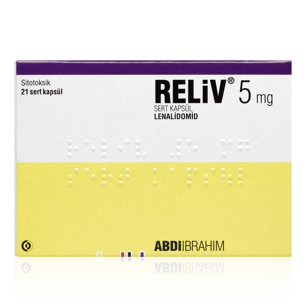 Reliv 5 mg Sert Kapsül