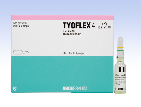 Tyoflex 4 mg / 2 ml IM Ampul