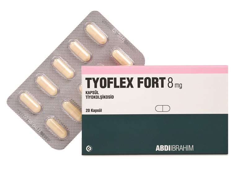 Tyoflex Fort 8 mg Kapsül