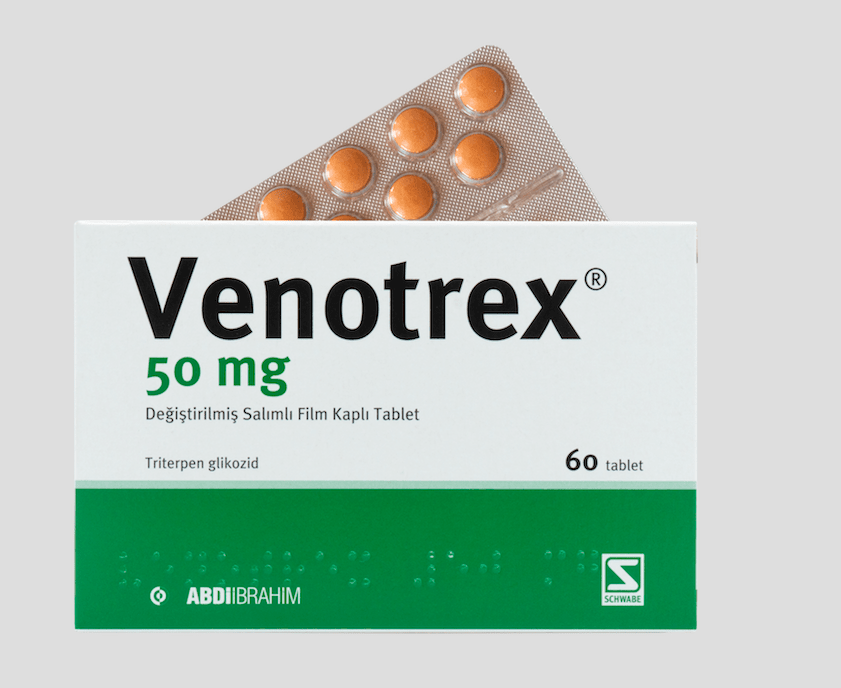 Venotrex 50 mg Değiştirilmiş Salımlı Film Kaplı Tablet