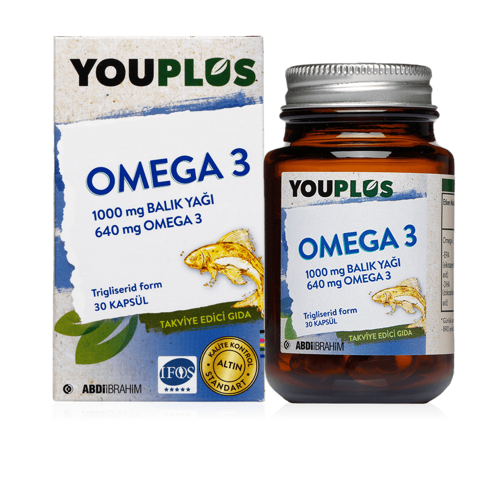 Youplus Daily Omega 3 Balık Yağı 30 Kapsül