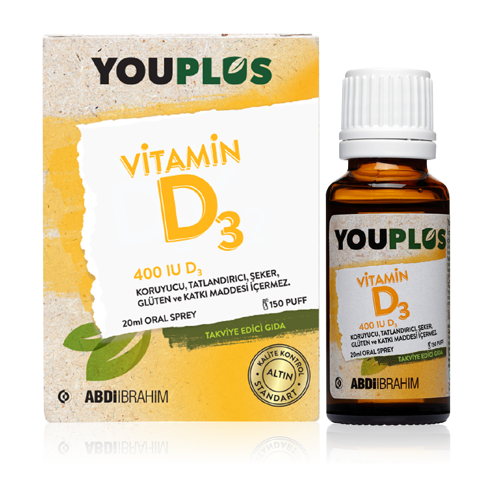 Youplus Vitamin D3 20 ml Oral Sprey