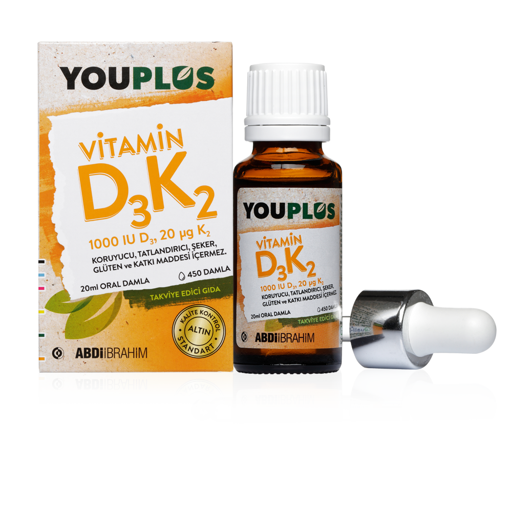 Youplus Vitamin D3K2 20 ml Damla